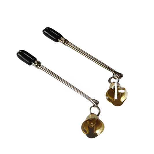 BDSM Stainless Steel Nipple Clamps with Adjustable Chain