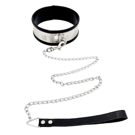 Customizable 304 Stainless Steel Silicone Collars for BDSM