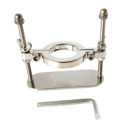 Scrotum Squeeze: Professional Stainless Steel Device for BDSM Play