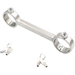 THORN GARDEN™  1.32Ib 0.98in high Stainless Steel Press Lock Handcuffs free shipping